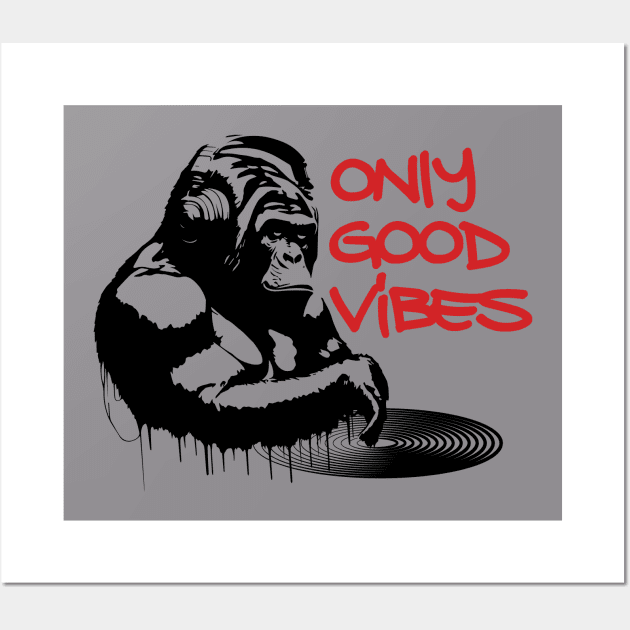 Only good vibes Wall Art by lkn